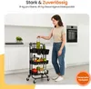 Goliving Küchenwagen auf Rollen – Servierwagen – Haken und Produktbild-Vorschau 4