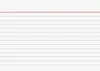 A lined index card with a red line at the top. Anteprima dell’immagine prodotto