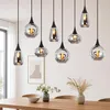 Lampada a sospensione ZMH, vetro, 126 cm, attacco E27, Anteprima dell’immagine prodotto 1