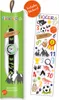 A watch and sticker sheet are displayed in a green box. Podgląd zdjęcia produktu