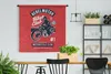 MuchoWow® Wandteppich Wandbehang Motorrad - Mann - Retro - Produktbild-Vorschau 2