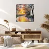 Bild auf Leinwand - Leinwandbild - Einteilig - Fluss Sonne Produktbild-Vorschau 7