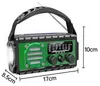 Solarradio Kurbelradio 20000mAh Notfallradio Outdoor, AM/FM Produktbild-Vorschau 7