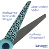 Kinderschere Schere Softgrip Fußball bedruckt blau Motiv Produktbild-Vorschau 3