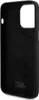 A black iPhone case is shown from a side angle. Produktbild-Vorschau