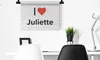 MuchoWow® Wandteppich Wandbehang Ich liebe - Juliette - Produktbild-Vorschau 4