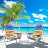 3-częściowy zestaw krzeseł plażowych, krzesła kempingowe z Podgląd zdjęcia produktu 3