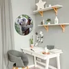 Design Stahlmagnettafel Schwarz Rund 47cm Koala Produktbild-Vorschau 2