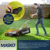 MASKO® Akku Rasenmäher ECO-X10 inkl. 1 oder 2 Akkus Li-Ion Produktbild-Vorschau 5