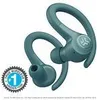A pair of teal wireless earbuds with ear hooks and a circular badge indicating 'True Wireless #1 Under $100'. Anteprima dell’immagine prodotto