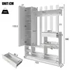 Merax Garderobenset, Wandgarderobe mit Haken, Produktbild-Vorschau 6