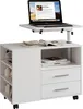 Comodino camera da letto Vicco Bora Bianco 80 x 88 cm con Anteprima dell’immagine prodotto 6
