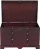 Holztruhe Holzbox Schatztruhe Valence Antikoptik 49x77x47cm Produktbild-Vorschau 3