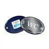 Emaille Türschild WC oval 7x10 cm Schild Emailschild Produktbild-Vorschau 2