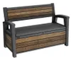 DECO GARDEN Bank 227 L – Walnuss / Anthrazit Produktbild-Vorschau 4