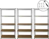3 x E-Rax : rayonnage de stockage galvanisé, rayonnage de Voir les images du produit 1
