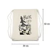 Kick It Turnbeutel Gymsack Schachspieler Schachbrett Chess Produktbild-Vorschau 2