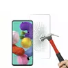 A hammer is shown striking a screen protector placed over a smartphone screen. Produktbild-Vorschau