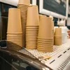 Kaffeebecher  Kraftpapier 200ml DM 80mm Pappe braun VE=50 Produktbild-Vorschau 3