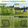 COSTWAY Fußball Rebounder Klappbar, Rückprallwand mit 4 Produktbild-Vorschau 9