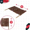 A woven willow garden border with measurement indicators. Anteprima dell’immagine prodotto