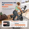 Heimtrainer Fahhrad für Zuhause, leises Fitnessbike mit Produktbild-Vorschau 4