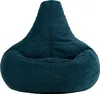 icon Sitzsack Bean Bag Dalton, Blaugrün, Cord, Groß, Produktbild-Vorschau 4