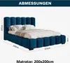 MOTIVENA Grand Bubble Polsterbett 200x200 mit Bettkasten, Produktbild-Vorschau 7