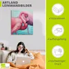 ARTland Leinwandbild Flamingo Größe: 50x50 cm Produktbild-Vorschau 3
