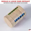 EUROtops Knobelzylinder aus Holz – Denkspiel mit 20 Kugeln, Produktbild-Vorschau 6
