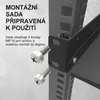 Extralink 1U rack 300mm černý 19", pro nástěnné skříně Náhled obrázku produktu 2
