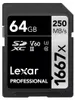 Sdxc Pro Silver Uhs-ii 1667x 64gb V60 - Lexar Voir les images du produit 1