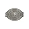Staub La Cocotte 31cm oval Graphit-grau, Gusseisen Produktbild-Vorschau 8