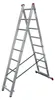 krause corda alu aluminium leiter schiebeleiter anlegeleiter aluleiter teleskopleiter ausziehleiter sprossenleiter ausziehbar leitern bockleiter gerüst arbeitsgerüst kleingerüst leitergerüst 3x11 3x9 3x7 fahrgerüst anstellleiter Podgląd zdjęcia produktu