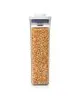 A clear, well-lit studio shot of a food storage container filled with what appears to be popcorn kernels. Produktbild-Vorschau