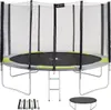 KANGUI Trampoline rond Ø360cm avec filet, échelle, bâche et Voir les images du produit 1
