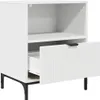 vidaXL Nachttisch Weiß 49 x 36 x 61 cm Holzwerkstoff Produktbild-Vorschau 4