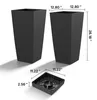 VEVOR Pot de fleurs 325 x 325 x 665 mm, lot de 2, grand pot Voir les images du produit 8
