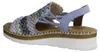 Rieker Damen Sandalette Blau/Bunt Voir les images du produit 46