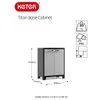 Keter Niedriger Lagerschrank Titan Schwarz und Grau 100 cm Produktbild-Vorschau 5