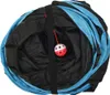 vidaXL Katzentunnel 5-Wege Schwarz und Blau 25 cm Polyester Produktbild-Vorschau 2