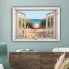 Leinwand Bilder 80x60 cm - Fensterblick - Meer - Dünen - Produktbild-Vorschau 4