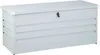 BELIANI Gartentruhe Hellgrau Metall 400 L 132 x 62 cm Produktbild-Vorschau 4