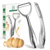 Bikolo® Sparschäler Set Edelstahl - Kartoffelschäler - Produktbild-Vorschau 1