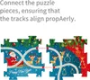 Auto Autorennbahn 25pcs DIY-Puzzlebahn fuer Kinder Produktbild-Vorschau 4