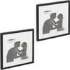 Relaxdays Bilderrahmen 2er Set, 38,5x38,5 cm, quadratisch, Produktbild-Vorschau 1