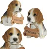 Figurine de jardin Décoration chien Beagle Bienvenue Voir les images du produit 5