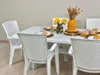 Set de repas d'extérieur avec table rectangulaire 200x95 cm Voir les images du produit 5