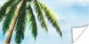 MuchoWow® Poster Palme - Himmel - Aquarell 40x20 cm - Produktbild-Vorschau 1