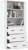 vidaXL Highboard z białego drewna Podgląd zdjęcia produktu 5